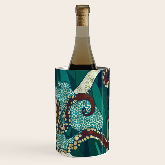 Metallic Octopus V Wine Chiller Gallery Image 3