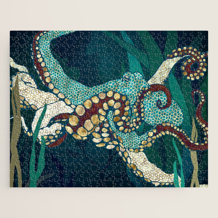 Metallic Octopus V Jigsaw Puzzle Gallery Image 1
