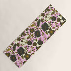 Illuminated garden silhouette Yoga Mat Gallery Image 1