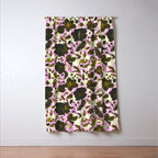 Illuminated garden silhouette Window Curtain Gallery Image 3