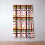 Bold Grid Aesthetic Window Curtain Gallery Image 3