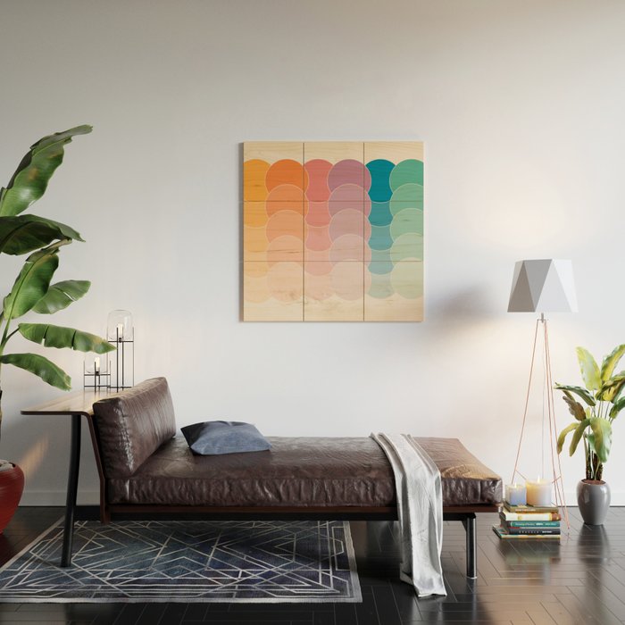 Boca Dots Wood Wall Art Gallery Image 2