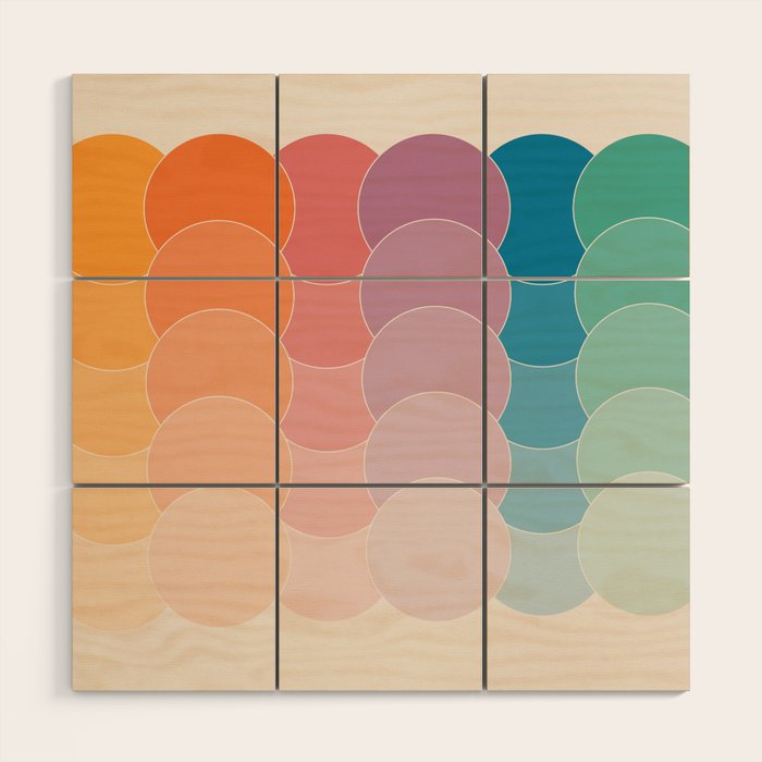 Boca Dots Wood Wall Art Gallery Image 1