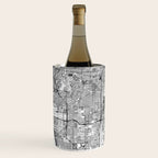 Los Angeles White Map Wine Chiller Gallery Image 1