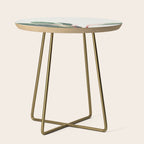 Pink Leaves III Side Table Gallery Image 1