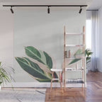 Pink Leaves III Wall Mural Gallery Image 1