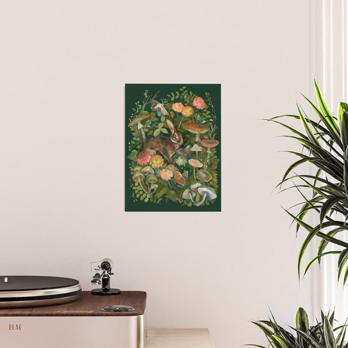 Zinnia Mushroom Garden Poster Gallery Image 2