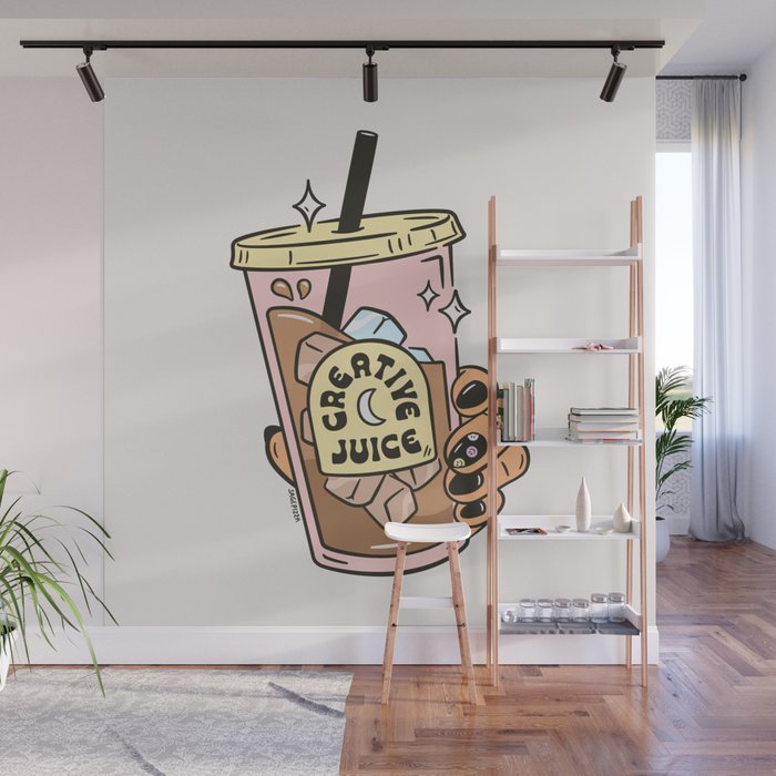 CREATIVE JUICE (LIGHT) Wall Mural Gallery Image 1