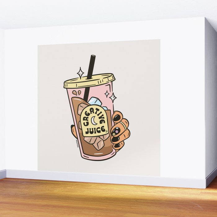 CREATIVE JUICE (LIGHT) Wall Mural Gallery Image 2