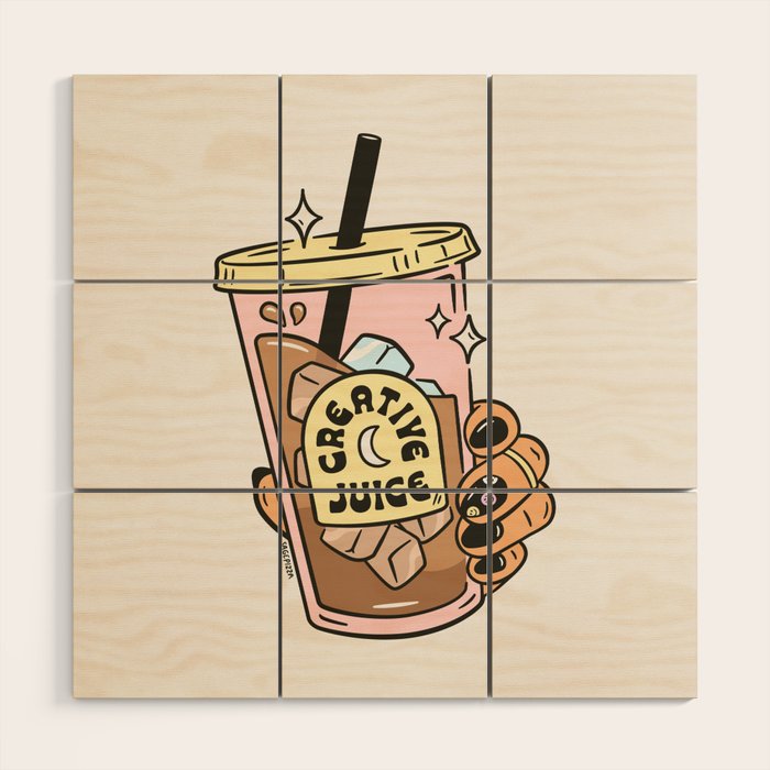 CREATIVE JUICE (LIGHT) Wood Wall Art Gallery Image 1