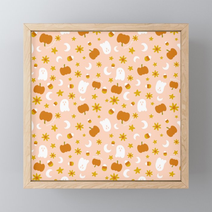 Is It Fall Yet in Peach Mini Art Print Gallery Image 1