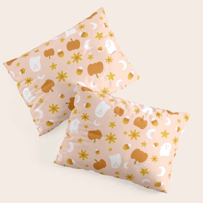 Is It Fall Yet in Peach Pillow Sham Gallery Image 1