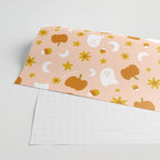 Is It Fall Yet in Peach Wrapping Paper Gallery Image 2