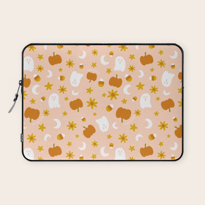 Is It Fall Yet in Peach Laptop Sleeve Gallery Image 1