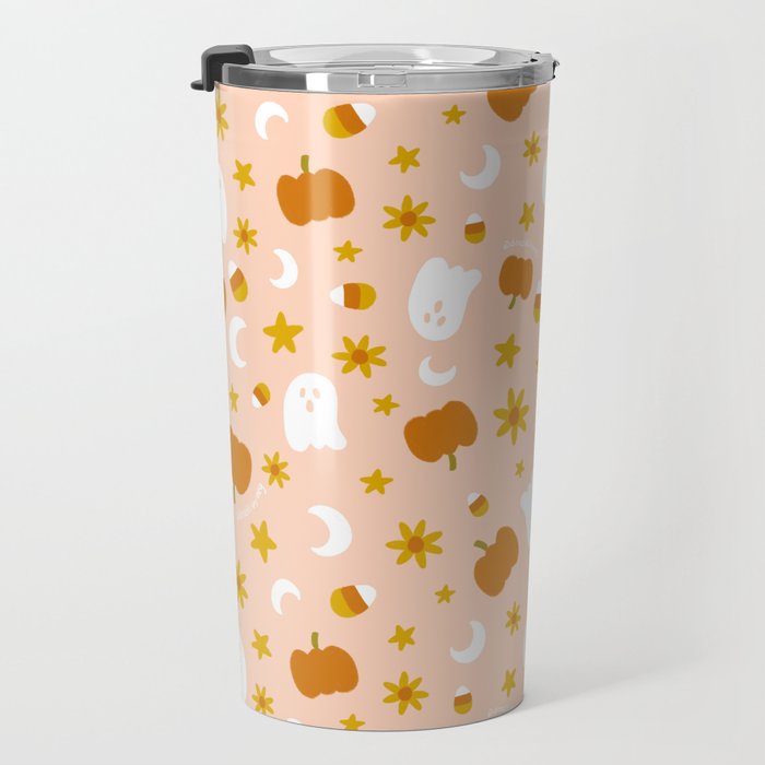 Is It Fall Yet in Peach Travel Mug Gallery Image 3
