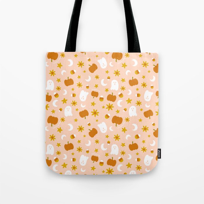 Is It Fall Yet in Peach Tote Bag Gallery Image 1