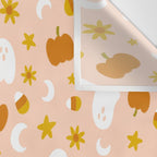 Is It Fall Yet in Peach Wall Tapestry Gallery Image 3