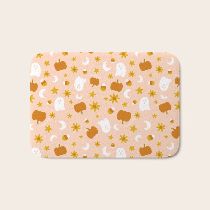 Is It Fall Yet in Peach Bath Mat Gallery Image 1
