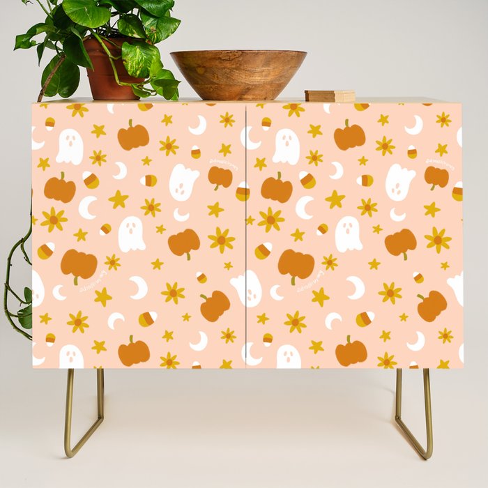 Is It Fall Yet in Peach Credenza Gallery Image 1