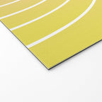 Ombre Arch IV Pink Yellow Sunrise Gradient Modern Geometric Lines Welcome Mat Gallery Image 2