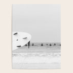 Catch a Wave - Abstract Surf Board photography - Black and White Surfer - Ocean Sea Travel photo Poster Gallery Image 4