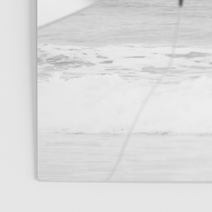 Catch a Wave - Abstract Surf Board photography - Black and White Surfer - Ocean Sea Travel photo Poster Gallery Image 3