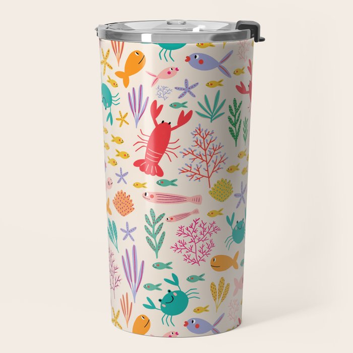The Happy Ocean  Travel Mug Gallery Image 2