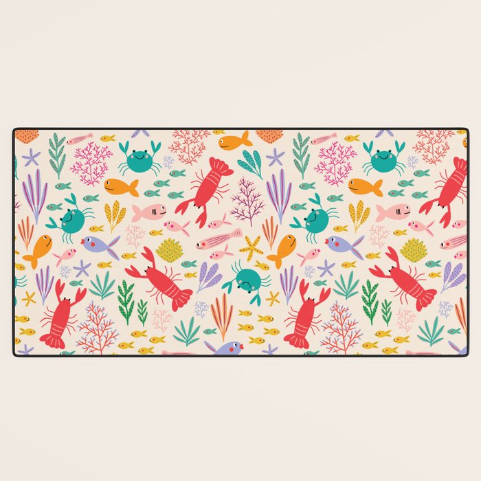 The Happy Ocean  Desk Mat Gallery Image 3