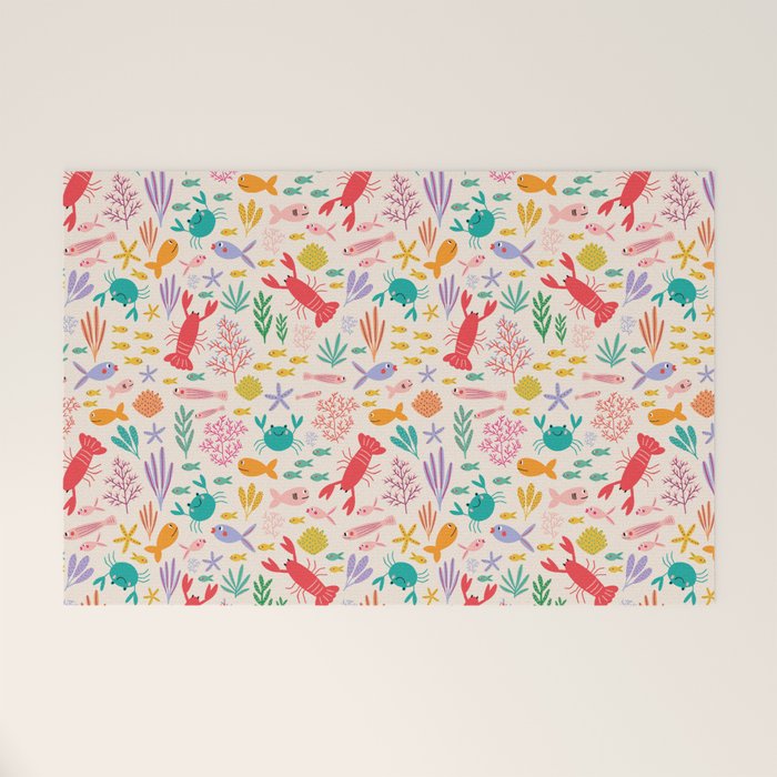 The Happy Ocean  Welcome Mat Gallery Image 1