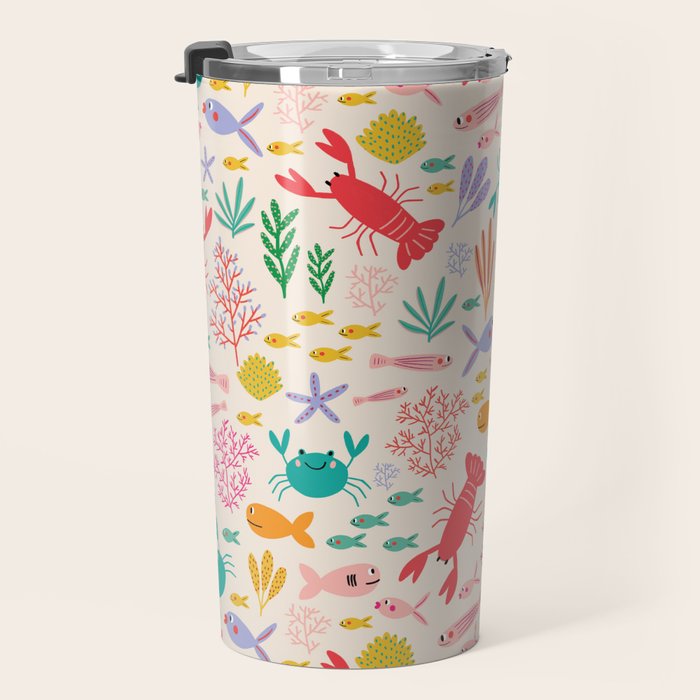 The Happy Ocean  Travel Mug Gallery Image 3