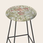 William Morris Woodland Weeds Pastel Floral Stool Gallery Image 2