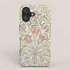 William Morris Woodland Weeds Pastel Floral iPhone Case Gallery Image 1