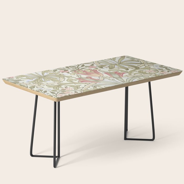 William Morris Woodland Weeds Pastel Floral Coffee Table Gallery Image 1