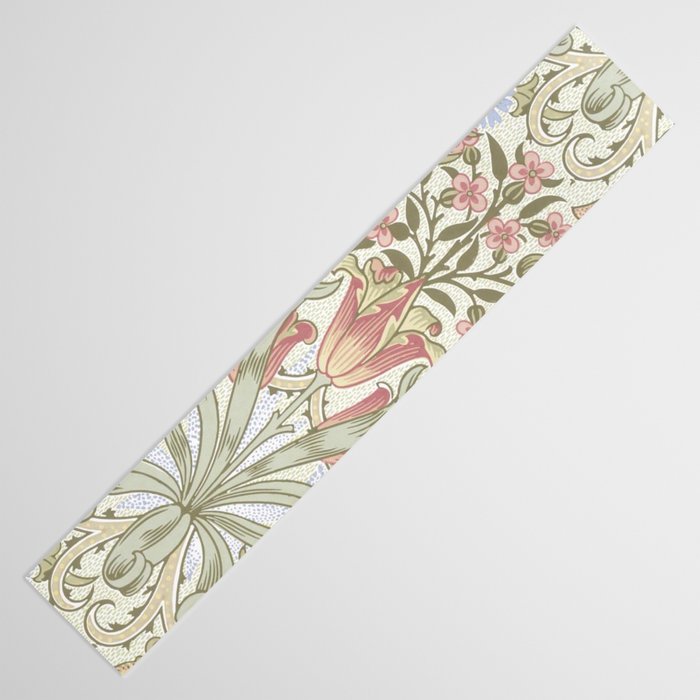 William Morris Woodland Weeds Pastel Floral Table Runner Gallery Image 3