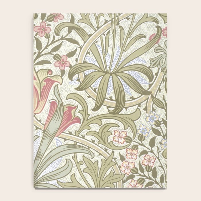 William Morris Woodland Weeds Pastel Floral Notebook Gallery Image 4