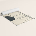 Abstract Line Art VIII Yoga Mat Gallery Image 2