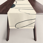 Abstract Line Art VIII Table Runner Gallery Image 1