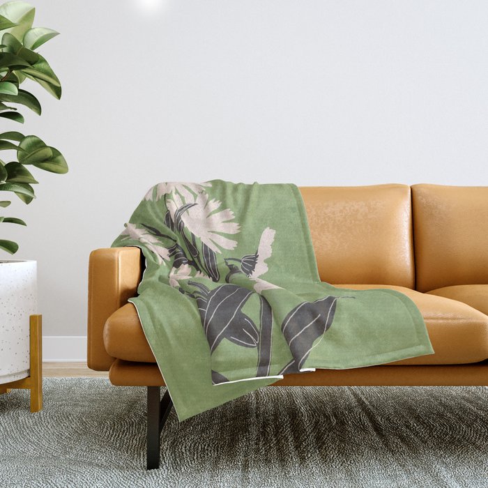 Flowers 21 Throw Blanket Gallery Image 1