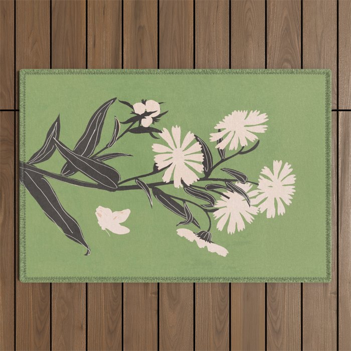 Flowers 21 Outdoor Rug Gallery Image 1
