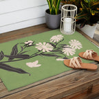 Flowers 21 Outdoor Rug Gallery Image 2