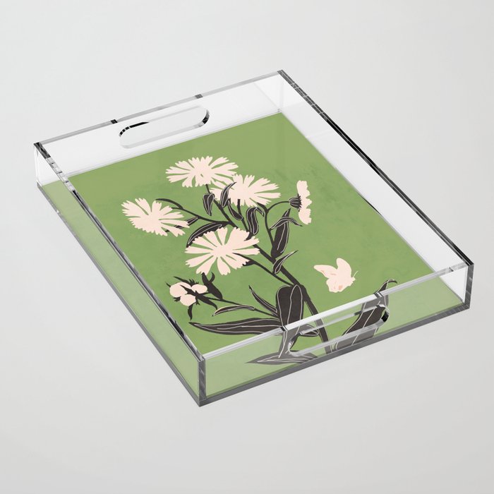 Flowers 21 Acrylic Tray Gallery Image 1