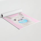 BUBBLEGUM LLAMA Yoga Mat Gallery Image 2