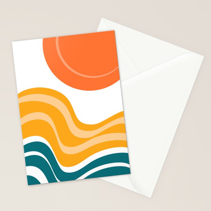 Sun Dunes 03 Stationery Card Gallery Image 2