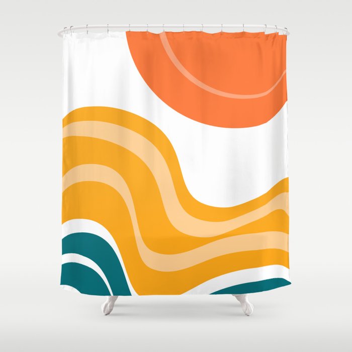Sun Dunes 03 Shower Curtain Gallery Image 1