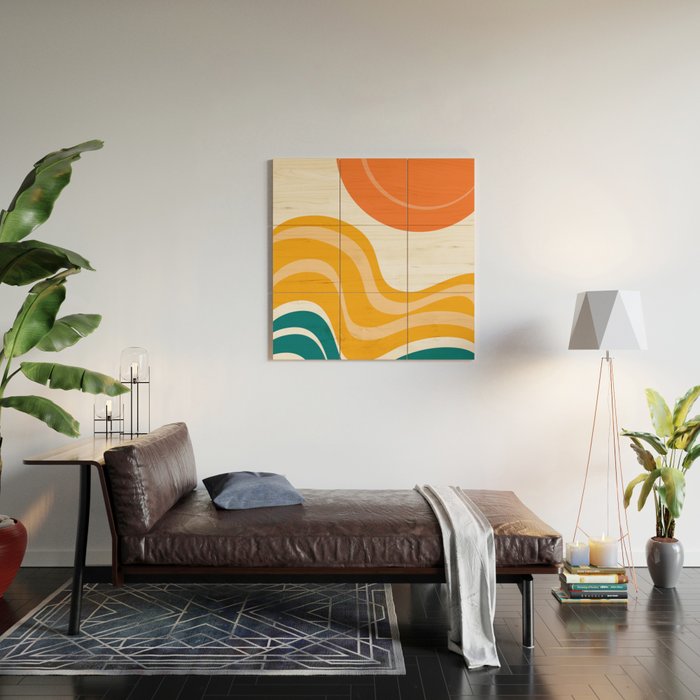 Sun Dunes 03 Wood Wall Art Gallery Image 2