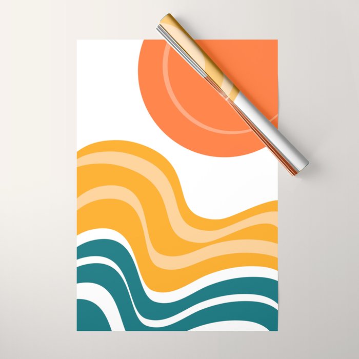 Sun Dunes 03 Wrapping Paper Gallery Image 1