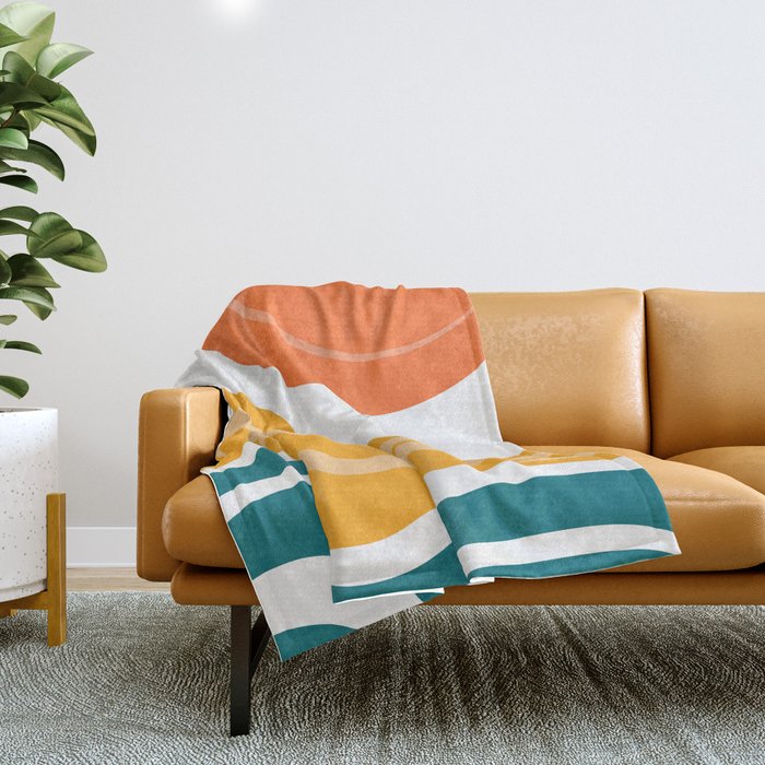 Sun Dunes 03 Throw Blanket Gallery Image 1