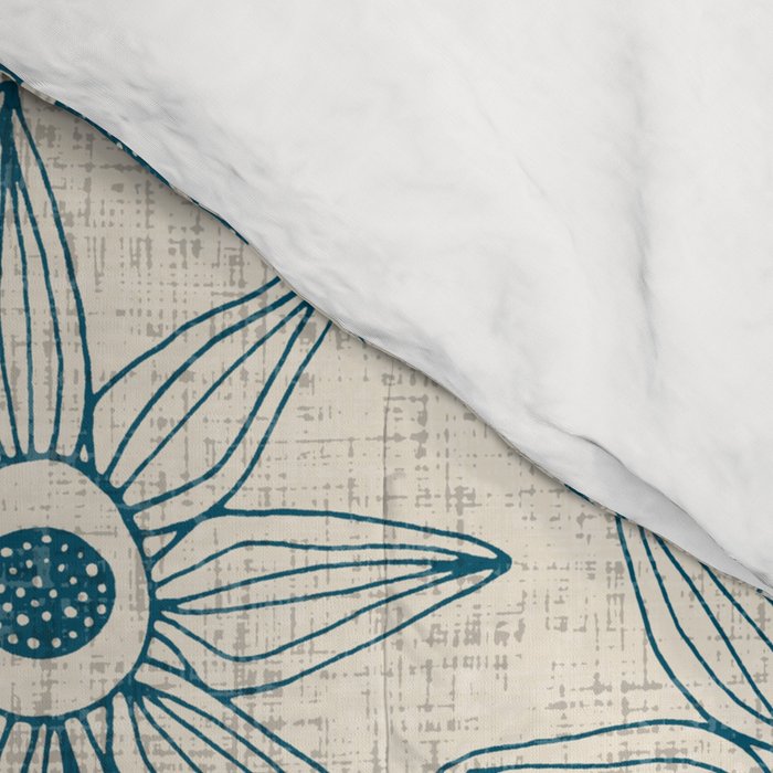 sema cream blue Comforter Gallery Image 4
