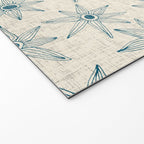 sema cream blue Welcome Mat Gallery Image 2