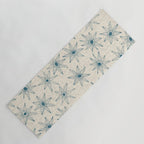 sema cream blue Yoga Mat Gallery Image 1